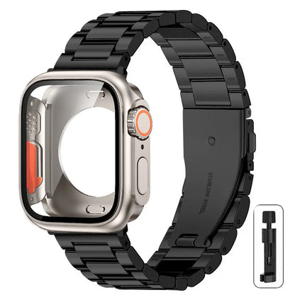 Boîtier Ultra + Bracelet Acier Apple Watch