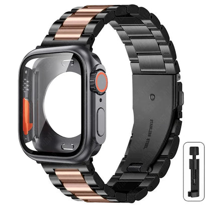 Boîtier Ultra + Bracelet Acier Apple Watch