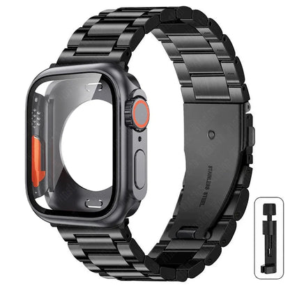 Boîtier Ultra + Bracelet Acier Apple Watch