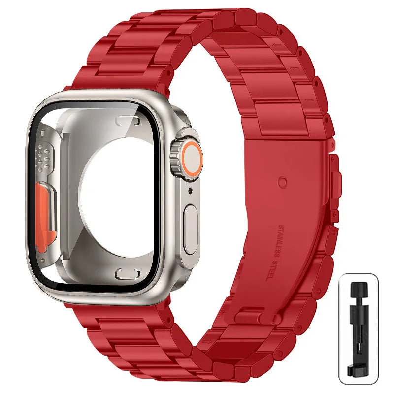 Boîtier Ultra + Bracelet Acier Apple Watch