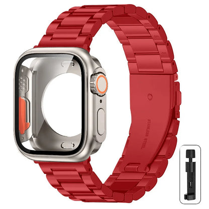Boîtier Ultra + Bracelet Acier Apple Watch