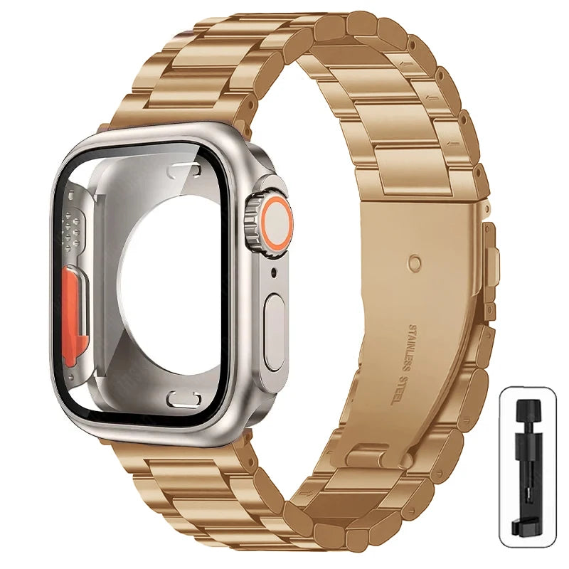 Boîtier Ultra + Bracelet Acier Apple Watch
