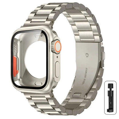 Boîtier Ultra + Bracelet Acier Apple Watch
