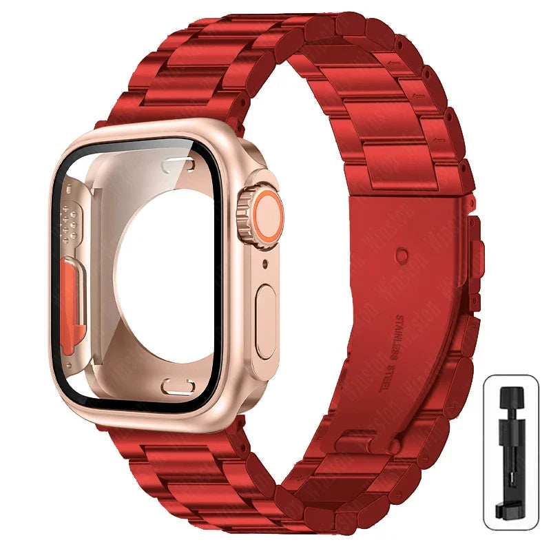 Boîtier Ultra + Bracelet Acier Apple Watch