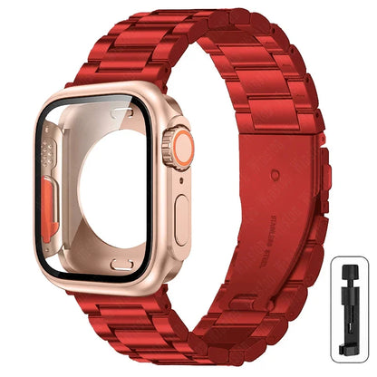 Boîtier Ultra + Bracelet Acier Apple Watch