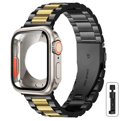 Boîtier Ultra + Bracelet Acier Apple Watch