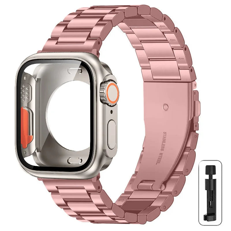 Boîtier Ultra + Bracelet Acier Apple Watch