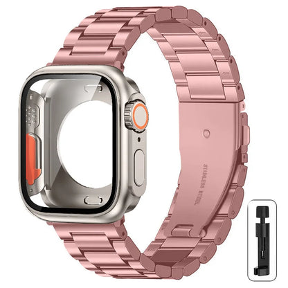 Boîtier Ultra + Bracelet Acier Apple Watch