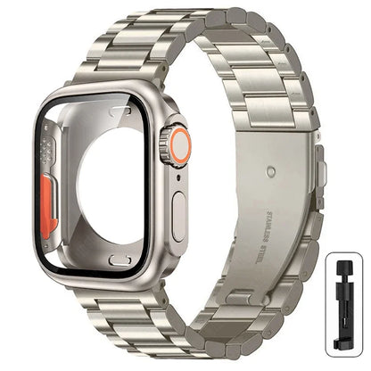 Boîtier Ultra + Bracelet Acier Apple Watch