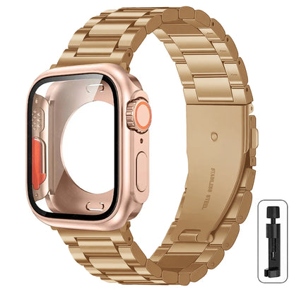 Boîtier Ultra + Bracelet Acier Apple Watch